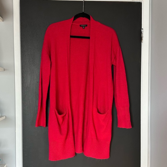 Dynamite Red Midi Length Cardigan - Size Small - Picture 1 of 5
